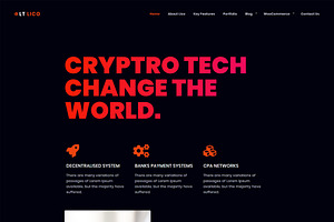 LT Lico Onepage Bitcoin WordPress