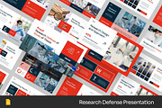 Research Defense GSlides, PowerPoint, a Presentation Template by Fit-tee (Thumbnail 1 of 2)