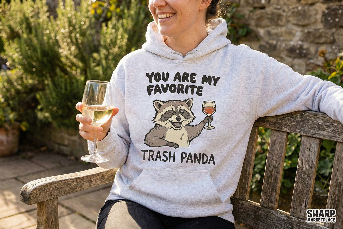 You Are My Favorite Trash Panda, an Illustration by SharpMarketplace (Photo 4 of 4)