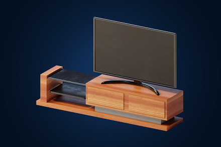 TV Stand with Smart TV