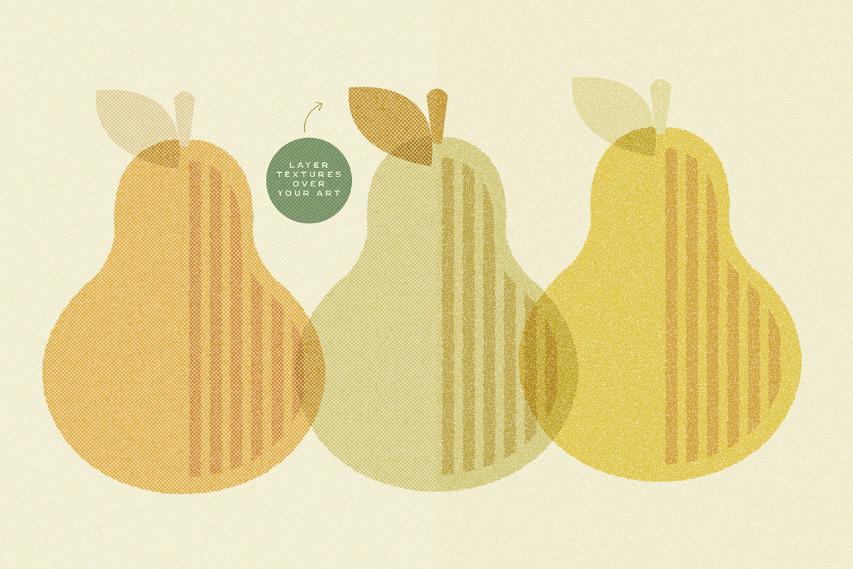 Texture Overlays Vol. 4—Printed, a Texture Graphic by Basia Stryjecka (Photo 2 of 19)