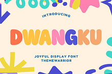 Dwangku - Joyful Display Font