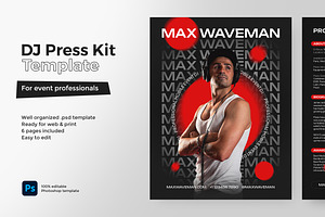 DJ Press Kit & Resume Template / EPK