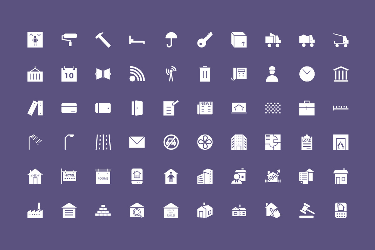 150 Real Estate Vector Icons preview 3