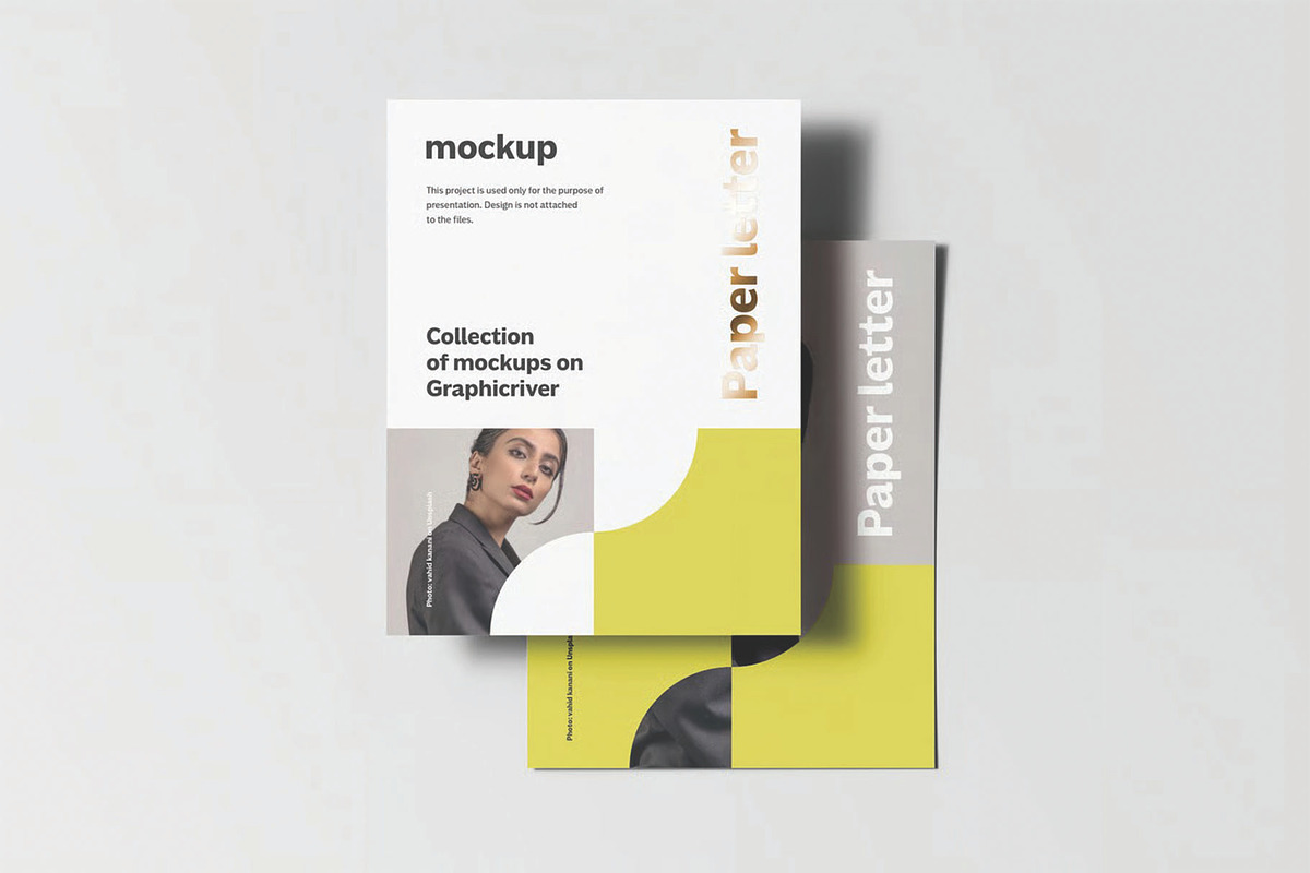 Paper Letter Mockup, an Advertising Mockup by DesignRushMarket (Photo 16 of 16)