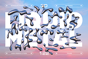 3D Liquid Metal - 122 illustrations, an Object Graphic by assetpro.design (Thumbnail 1 of 10)