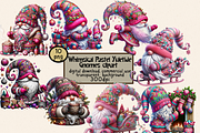 WHIMSICAL PINK YULETIDE GNOMES PNG, a Person Illustration by Daring Digies (Thumbnail 1 of 5)