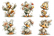 Whimsical Mother's Day Duck Clipart, an Illustration by Daily.Designs (Thumbnail 4 of 7)