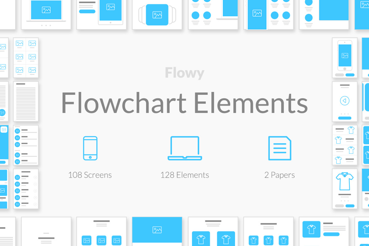 Flowy, a Wireframe Template by Web Donut (Photo 1 of 5)