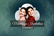 Marriage Invitation WordPress Theme, a Templates & Theme by hsoft (Thumbnail 1 of 2)