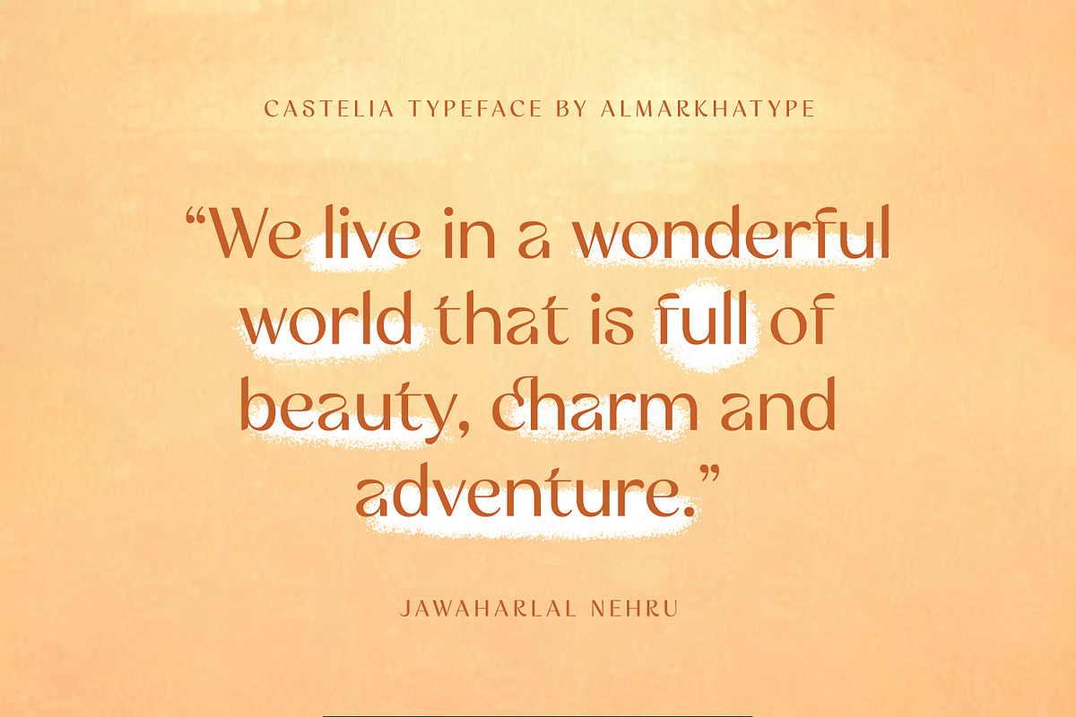 Castelia – Elegant Stylish Sans, a Sans Serif Font by Almarkhatype (Photo 7 of 10)