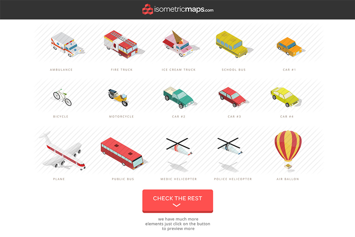 Isometric City Maps Builder, an Illustration by Vectopus.com (Photo 5 of 5)