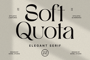 Soft Quota - Timeless Elegant Serif