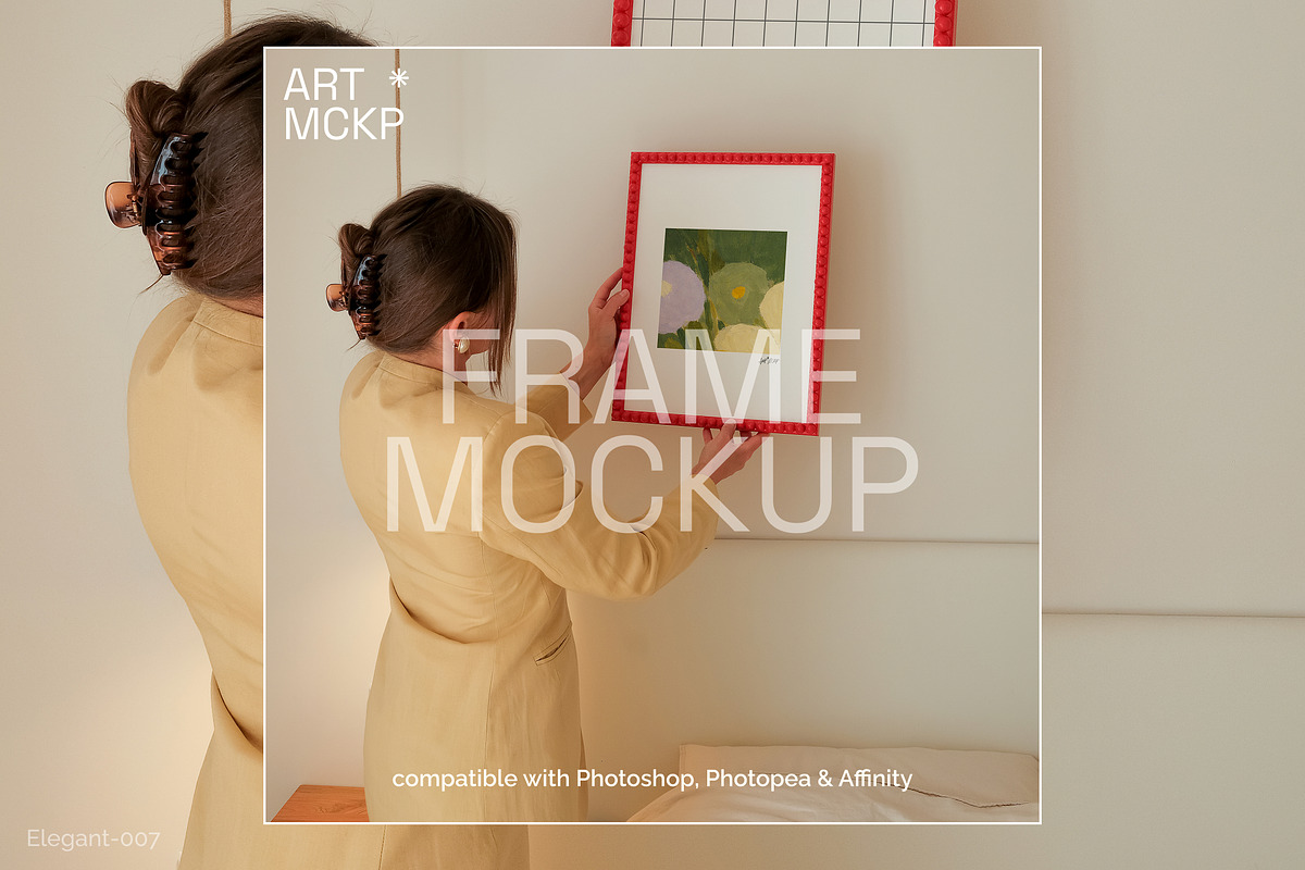 Elegant: Art Print/Poster mockup set, a Merchandise Mockup by MCKP*ME (Photo 11 of 15)