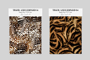 Tiger and Leopard, a Pattern Graphic by Luiz da Rolt Grathwohl (Thumbnail 3 of 10)
