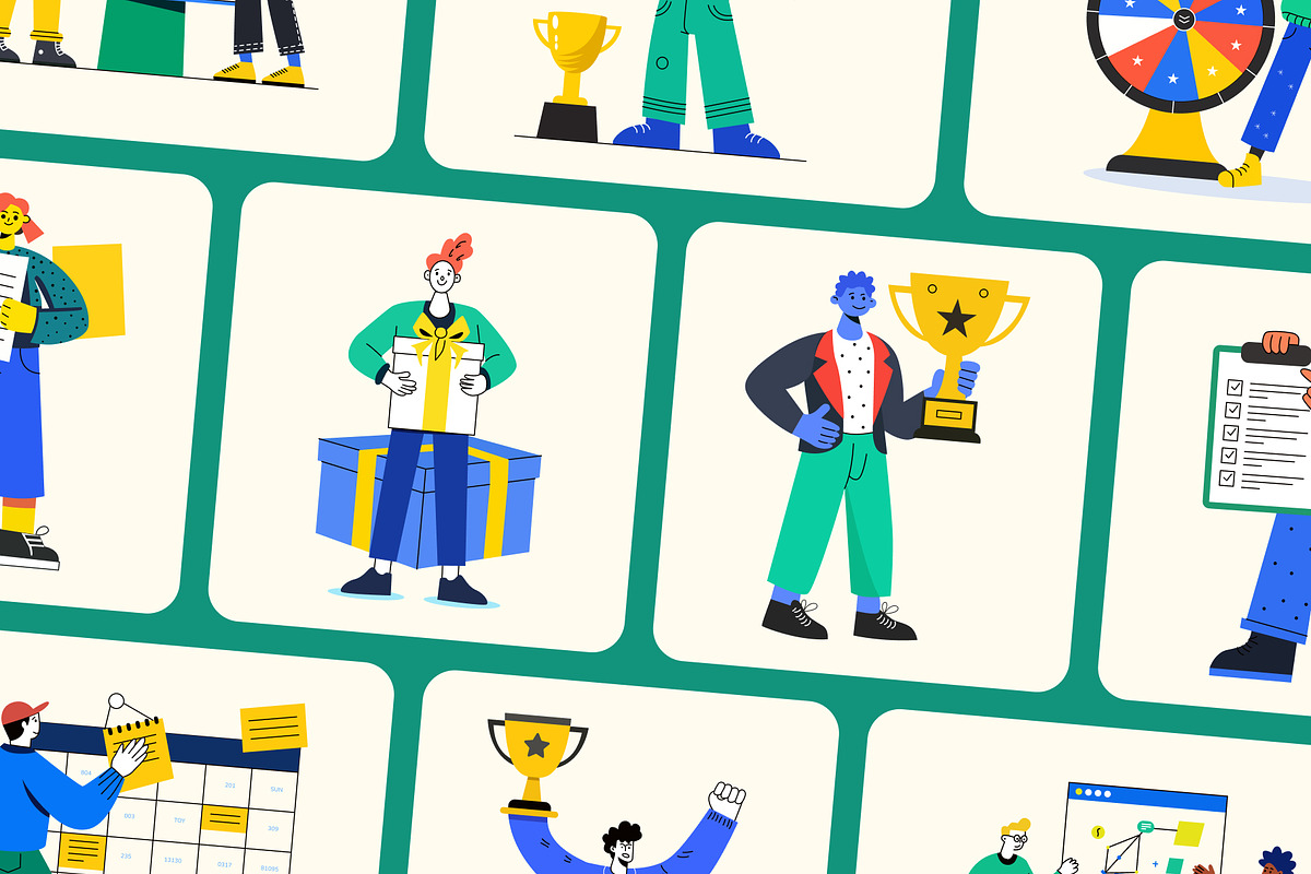 Animated Success and Reward, a Person Illustration by Brickclay (Photo 4 of 5)