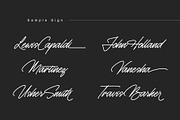 Monosign | Signature Typeface, a Script Font by Lemonthe (Thumbnail 4 of 10)