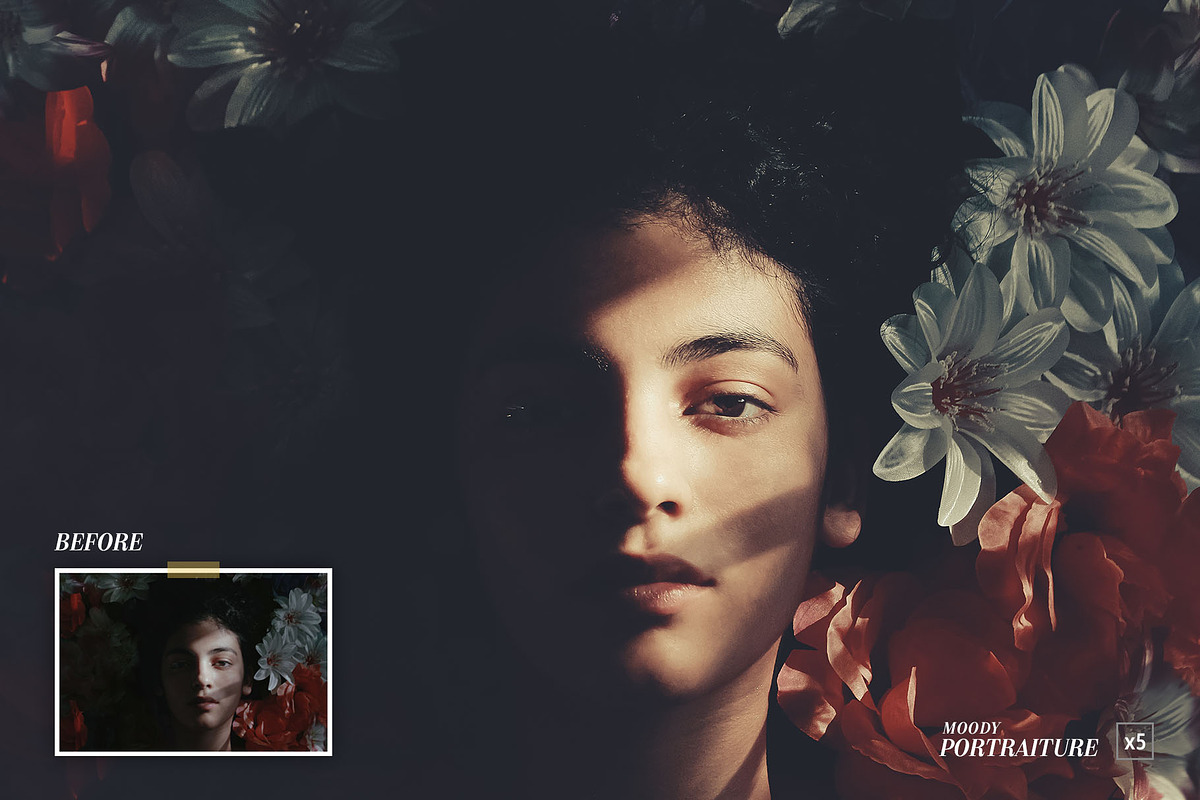Moody Portraiture - Presets PACK, a Preset Add-On by Hydrozi Presets (Photo 9 of 10)