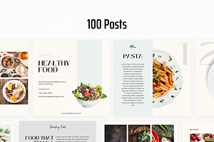 Healthy Food Instagram Canva