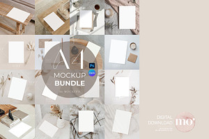 A4 Mockup Bundle
