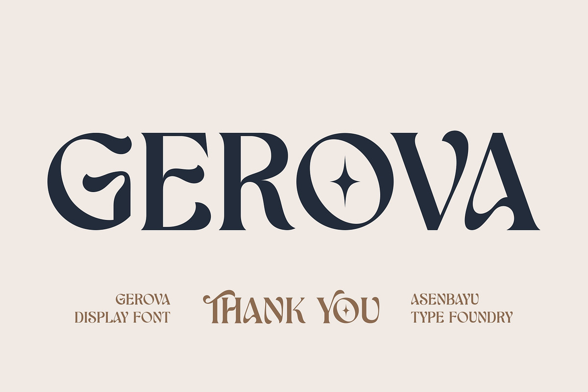 Gerova Font, a Serif Font by Asenbayu (Photo 15 of 15)