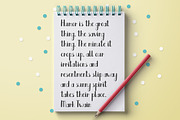 Flexander Font, a Script Font by Elvetica Letters (Thumbnail 3 of 6)