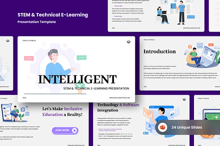 STEM & Technical E-Learning Presenta, a Presentation Template by twinstd