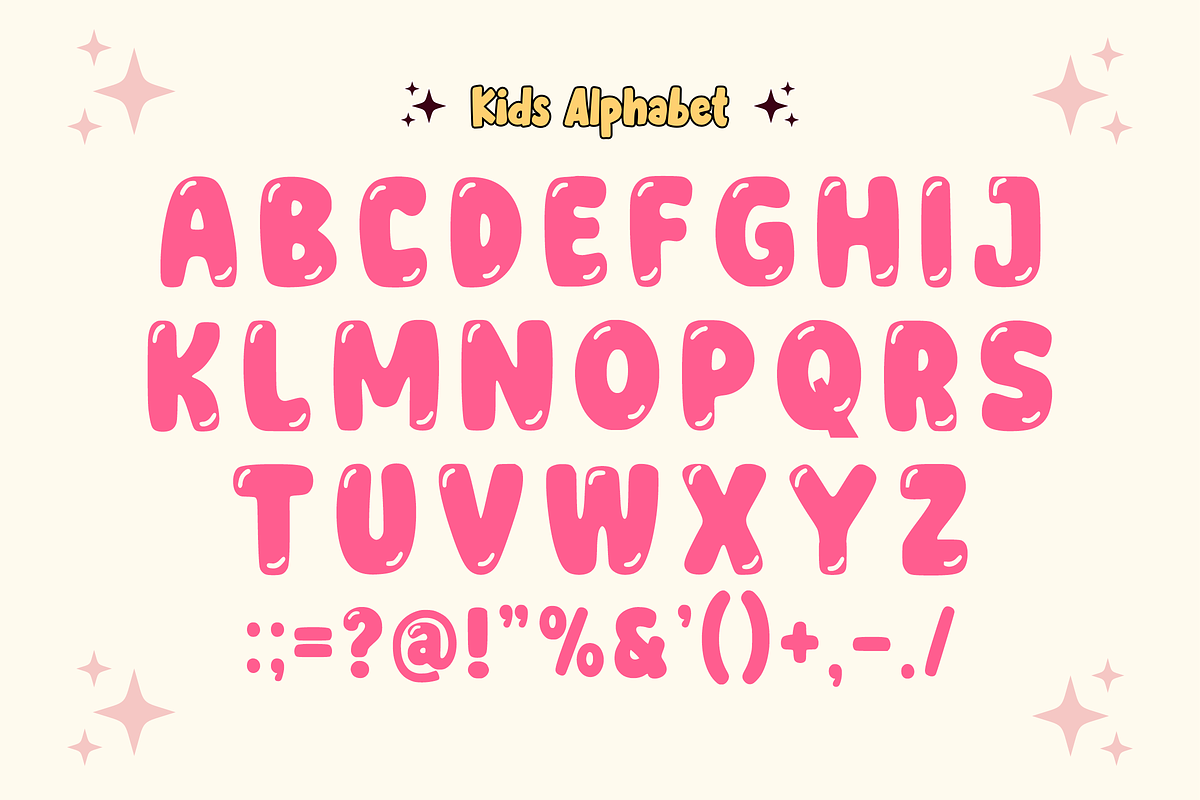 BUBBLE KING - Graffiti Bubble Font, a Sans Serif Font by KiddoGlyphs Studio (Photo 4 of 5)