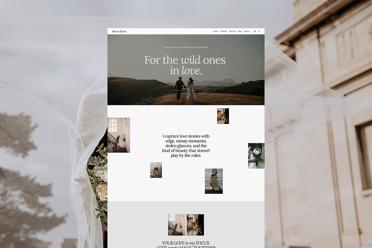 Squarespace Template Photographer, a Squarespace Template by Studio Witzenhausen (Photo 9 of 11)
