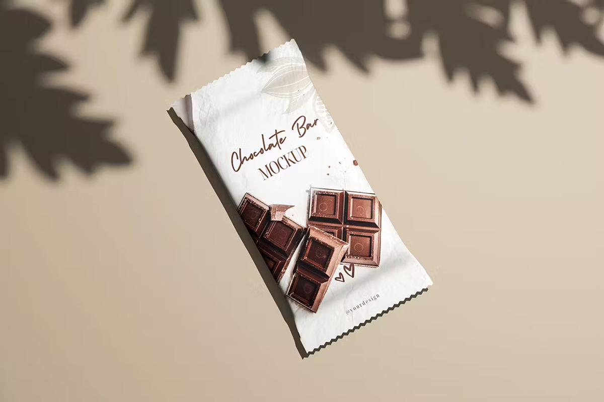 Chocolate Bar Mockup Set, a Packaging Mockup by PaperMoon (Photo 5 of 5)