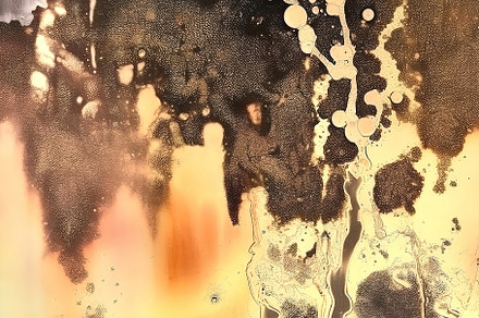 Abstract Chemigram Art Vintage, an Abstract Photo by bbymedia.store