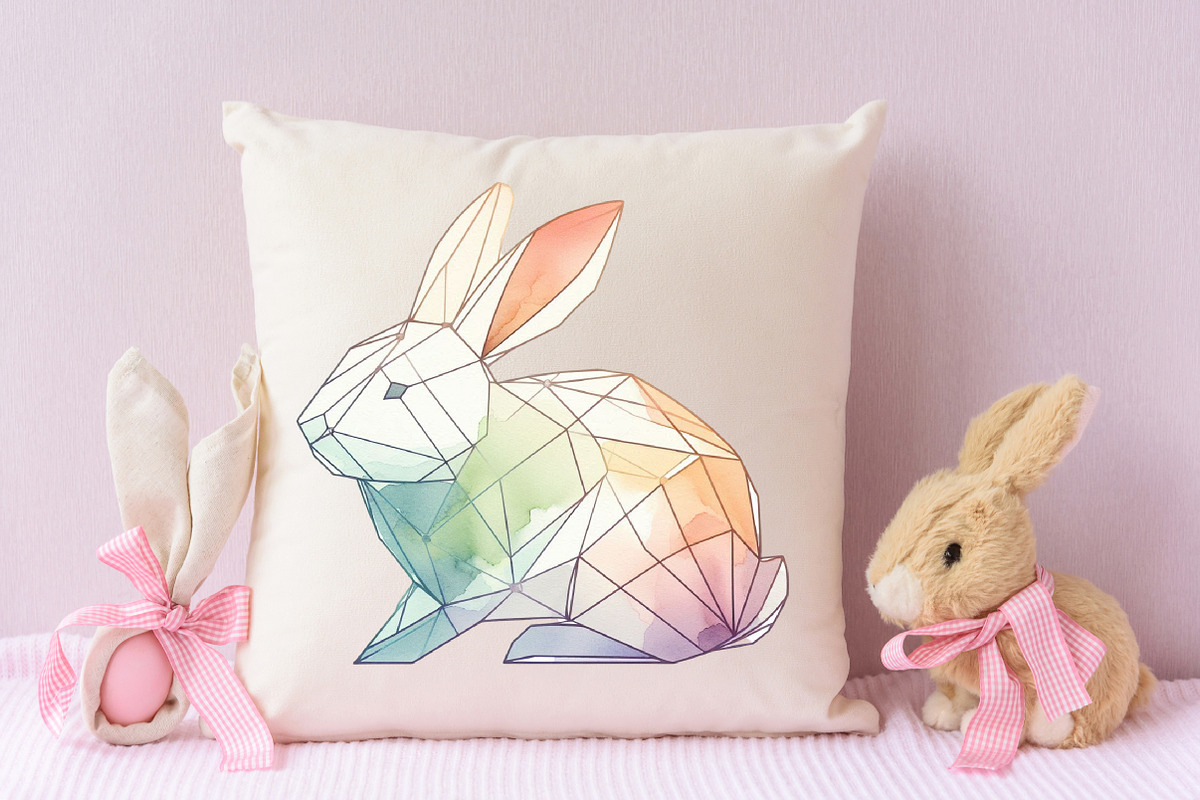 Mega Geometric Pastel Easter Clipart, an Illustration by RobertsArt (Photo 5 of 7)