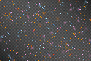 Colorful Confetti Background