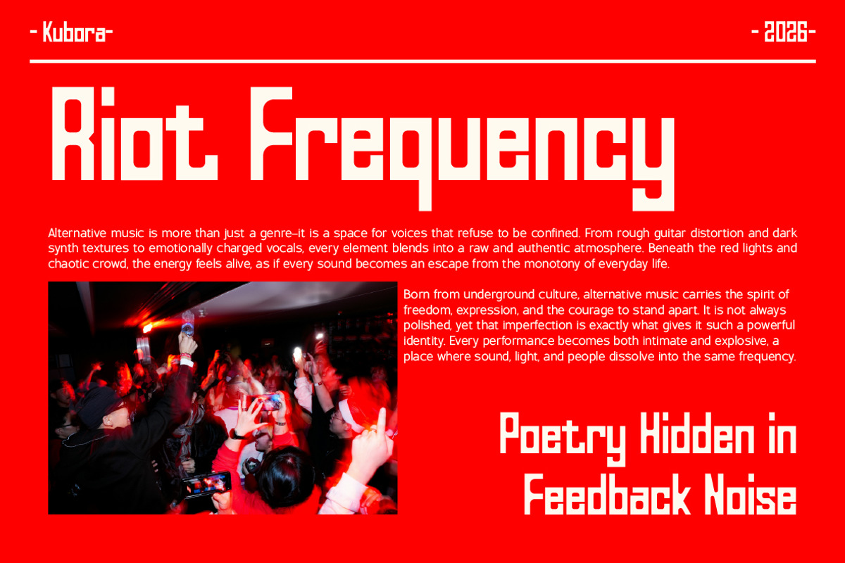 Kubora - Condensed Geometric Display, a Sans Serif Font by Nian Keun Studio (Photo 5 of 10)