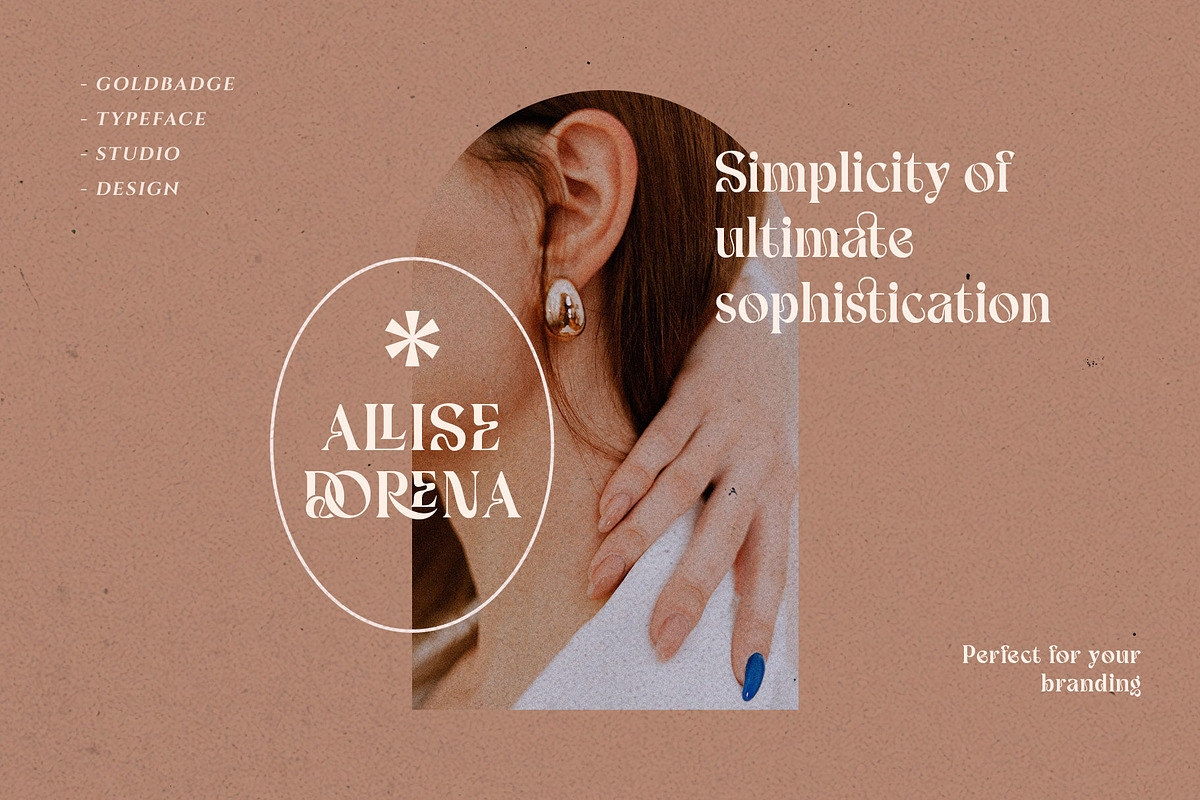 Gold Badge Unique Display Serif Font, a Serif Font by RantautypeStudio (Photo 10 of 15)