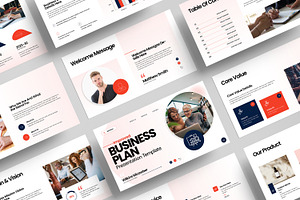 Business Plan Presentation Template, a Print Template by MightyDesign