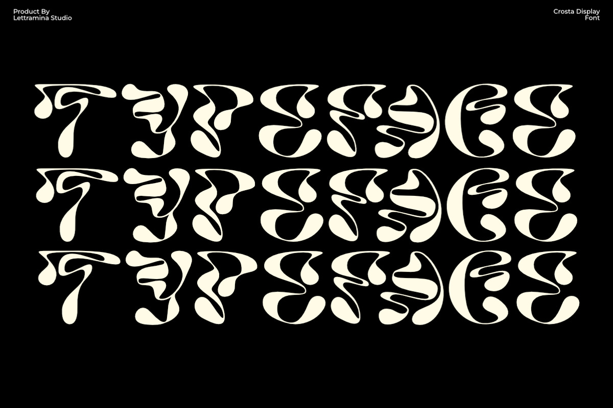 Crosta - Display Typeface, a Blackletter Font by Lettramina Studio (Photo 8 of 10)