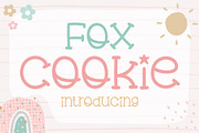 Fox Cookie Font, a Slab Serif Font by Fox7 By Rattana (Thumbnail 1 of 8)