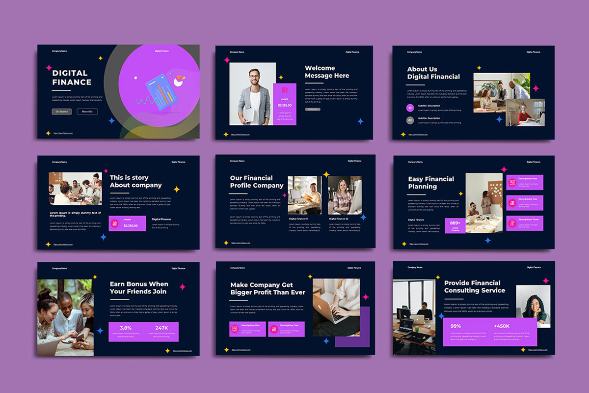 Digital Finance Powerpoint, a Presentation Template by yanindesign (Photo 2 of 5)
