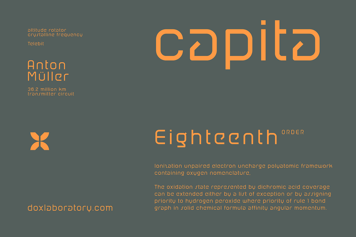 Ersota Futuristic Tech Font, a Sans Serif Font by baqoos (Photo 4 of 8)