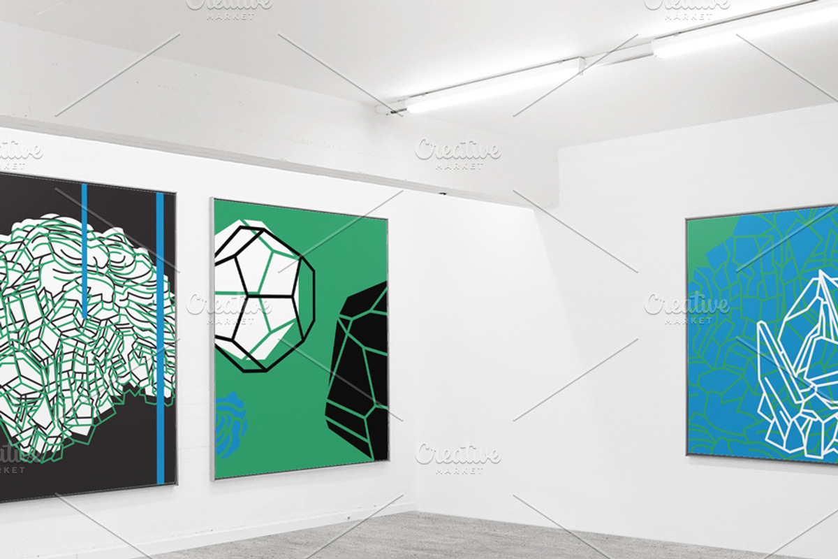 Gallery Exhibition Mockup - 02, a Print Template by Formelier (Photo 4 of 4)