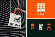 Furniture Home Interior Icons, a Solid Icon by Prosymbols (Thumbnail 4 of 6)