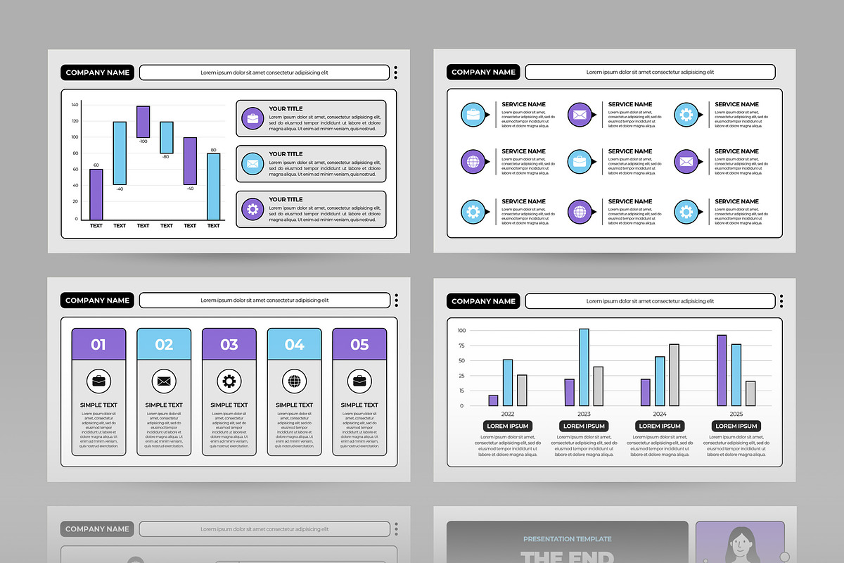 Business Plan PowerPoint Template, a Presentation Template by CreativeUP (Photo 6 of 6)
