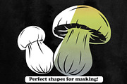 Mushroom Photoshop Stamp Brushes, a Brush Add-On by ArtistMef (Thumbnail 4 of 4)