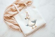 Watercolor Silly Goose Clipart, an Illustration by Watercolor design (Thumbnail 6 of 12)