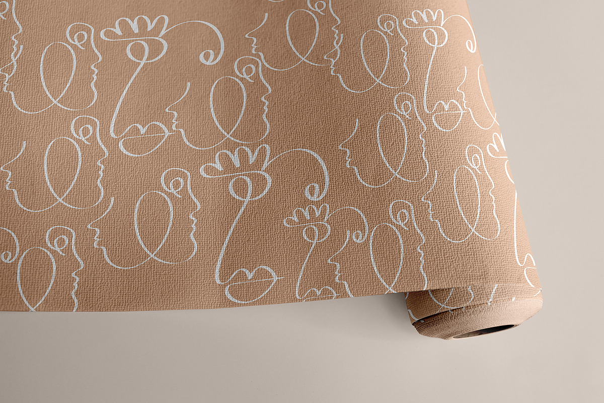 Wallpaper Mockup Set, a Mockup by bazarova (Photo 4 of 10)