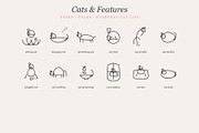 Cat Life Hand Drawn 67 Elements, an Animal Illustration by Art Club (Thumbnail 4 of 7)