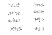 Line Floral Element, an Object Graphic by byherline (Thumbnail 3 of 4)