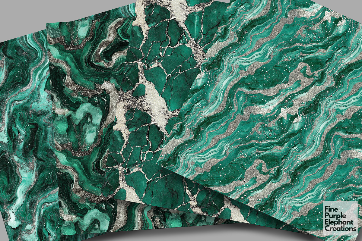 Green Marble Texture Granite Stone, a Pattern Graphic by Fine Purple Elephant (Photo 3 of 5)