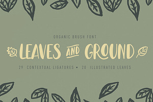 Leaves and Ground - SALE - 60% OFF